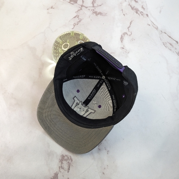 Washington Huskies Hat UW Black Gray Snapback University Dub Zephyr Rare - Picture 5 of 9